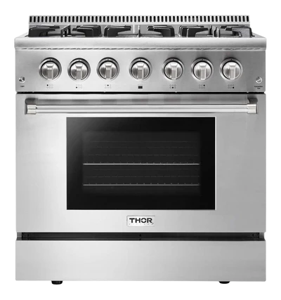 Thor Thor 36" Professional Dual Fuel Liquid Propane Range - Culinary Kitchen OKC