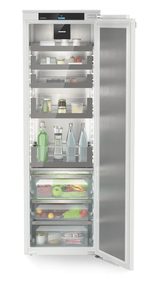 Liebherr fully integrated refrigerator with BioFresh and OpenStage drawers