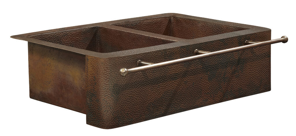 Thompson Traders Thompson Traders Kahlo Hammered Aged Copper Kitchen Sink - Culinary Kitchen OKC