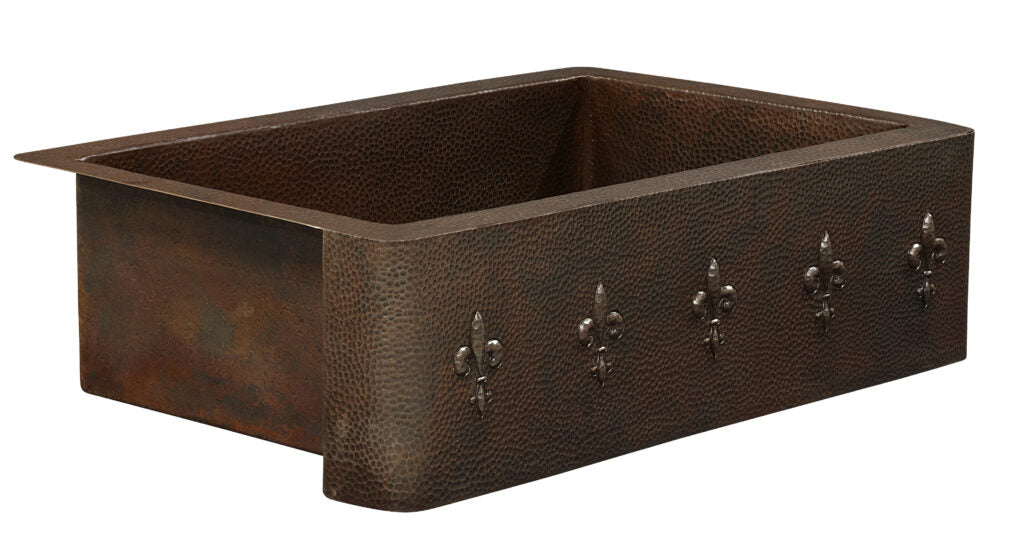 Thompson Traders Thompson Traders Kahlo Hammered Aged Copper Kitchen Sink - Culinary Kitchen OKC