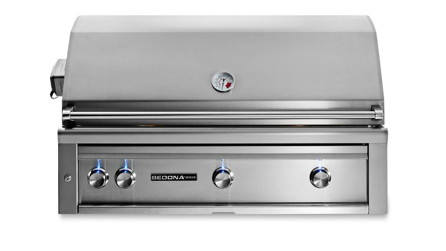 Lynx Lynx 42" Sedona Built-In Grill w 1 Infrared burner and 2 Stainless Steel Burners w Rotisserie - Culinary Kitchen OKC