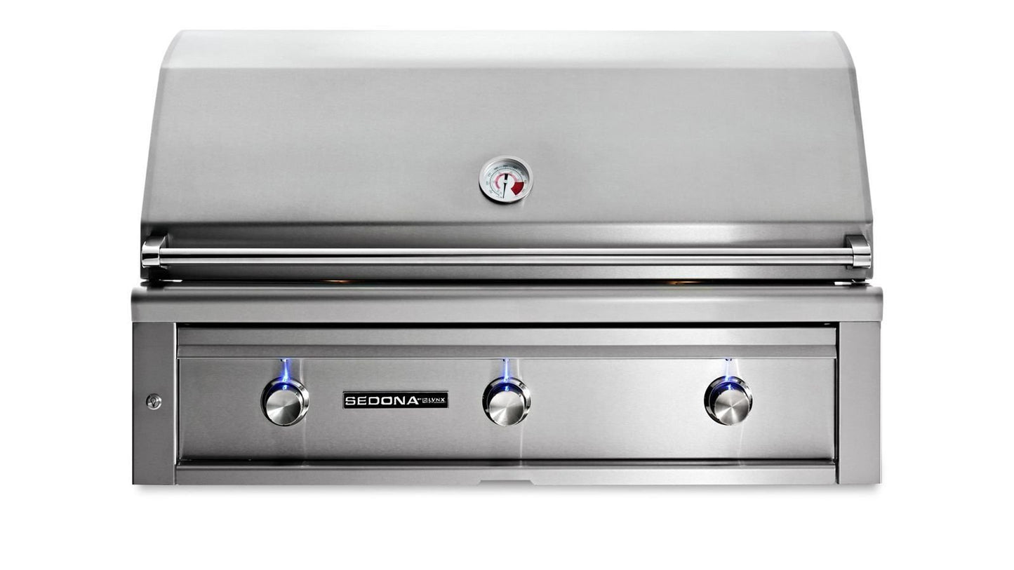 Lynx Lynx 42" Sedona Built-In Grill w 1 Infrared Burner and 2 Stainless Steel Burners - Culinary Kitchen OKC