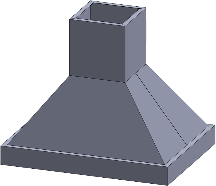 Modern-Aire Modern-Aire Island Hood PS-18 - Culinary Kitchen OKC