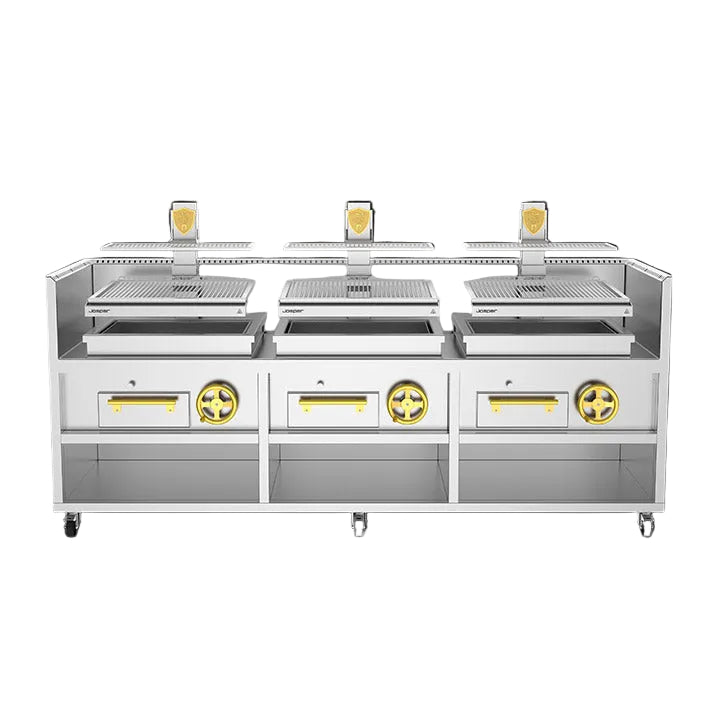 Josper Josper Basque Grill PVJ-76-3-MB Monoblock Individual Triple Grill - Culinary Kitchen OKC