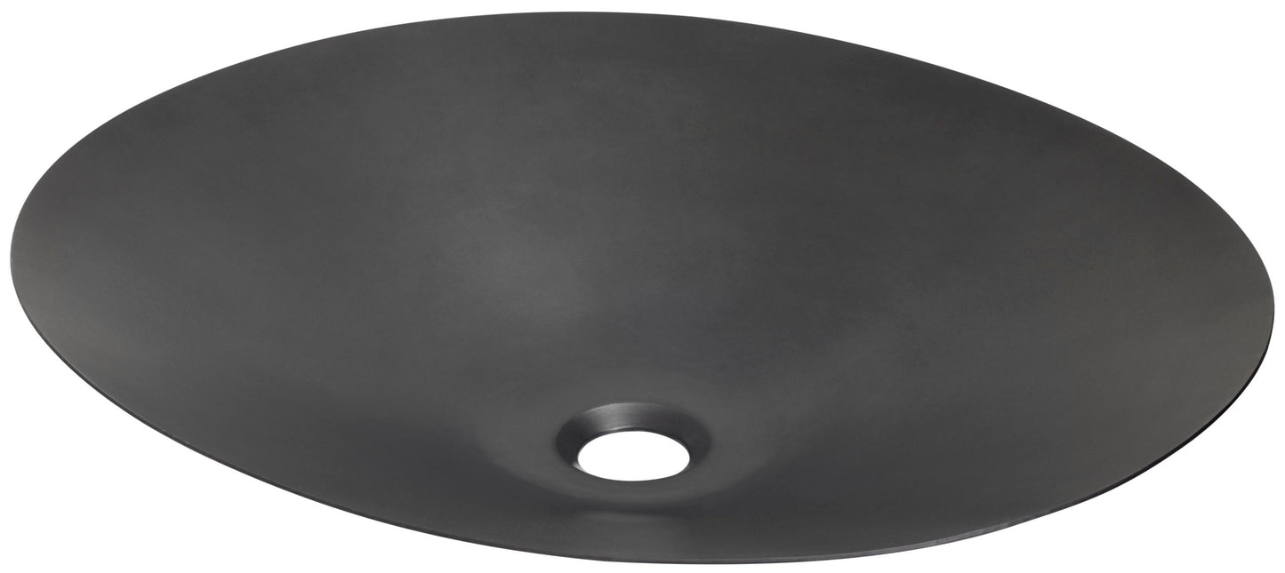 Thompson Traders Thompson Traders Puebla Matte Black Bathroom Sink - Culinary Kitchen OKC