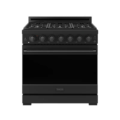 Thor Thor 36" Professional Gas Range w Precision Knob Control in Stainless Steel | Gordon Ramsay Series - Culinary Kitchen OKC
