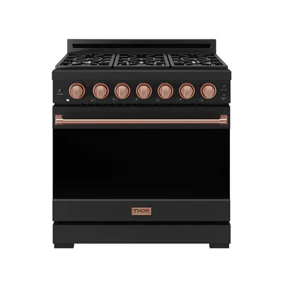 Thor Thor 36" Professional Gas Range w Precision Knob Control in Stainless Steel | Gordon Ramsay Series - Culinary Kitchen OKC