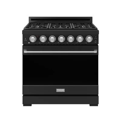 Thor Thor 36" Professional Gas Range w Precision Knob Control in Stainless Steel | Gordon Ramsay Series - Culinary Kitchen OKC