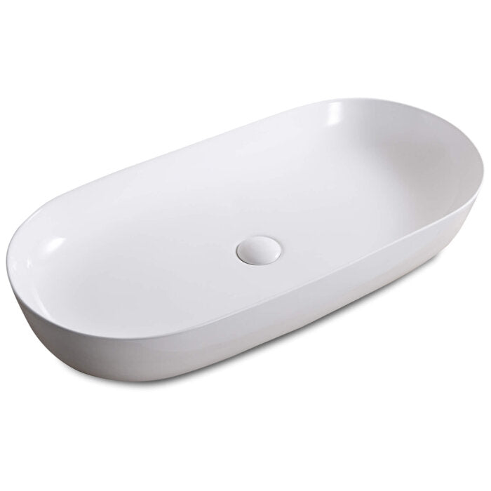 Ruvati Ruvati Vista Oval Bathroom Sink Porcelain Ceramic - Culinary Kitchen OKC