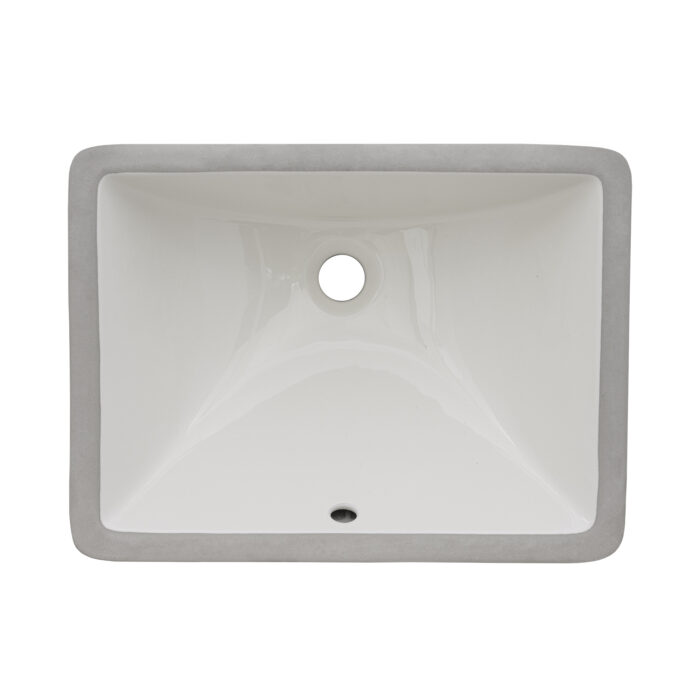Ruvati Ruvati Undermount Bathroom Sink Porcelain Ceramic w Overflow - Culinary Kitchen OKC