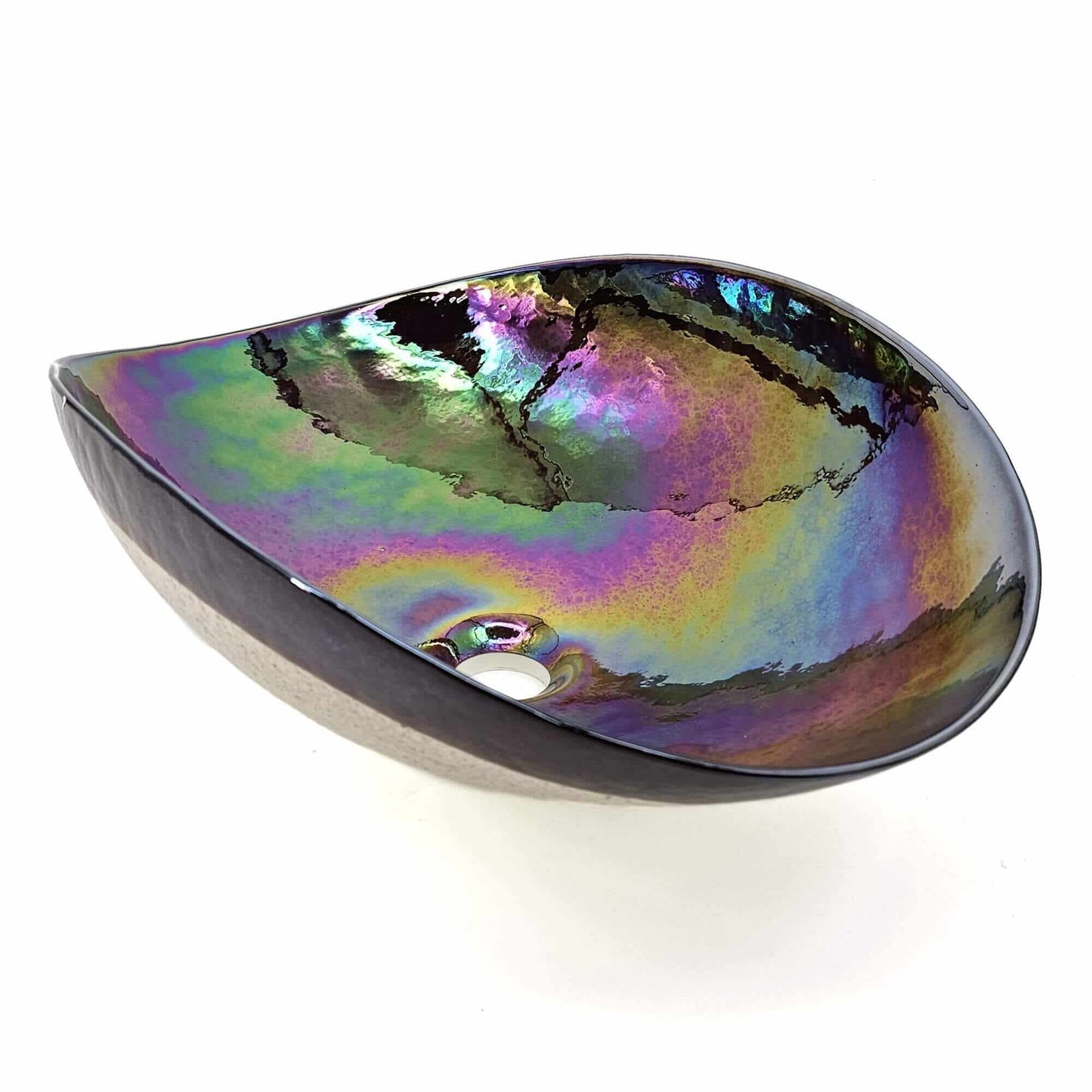 Ruvati Ruvati Murano 19" Glass Art Vessel Seashell Bathroom Sink - Culinary Kitchen OKC