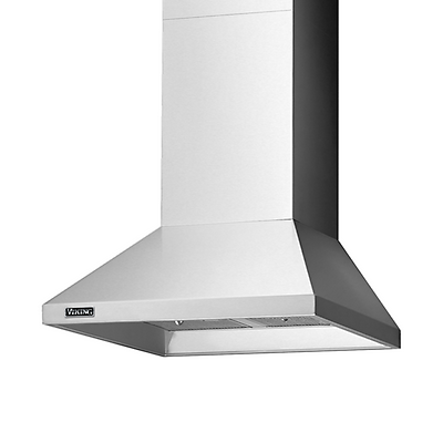 Viking 30" Wide Chimney Wall Hood + Ventilator