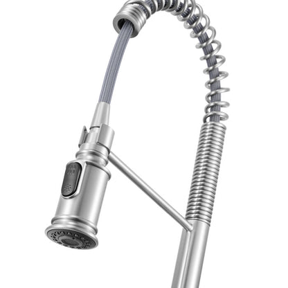 Ruvati Ruvati Bianca Single Handle Pull Down Kitchen Faucet Stainless Steel - Culinary Kitchen OKC