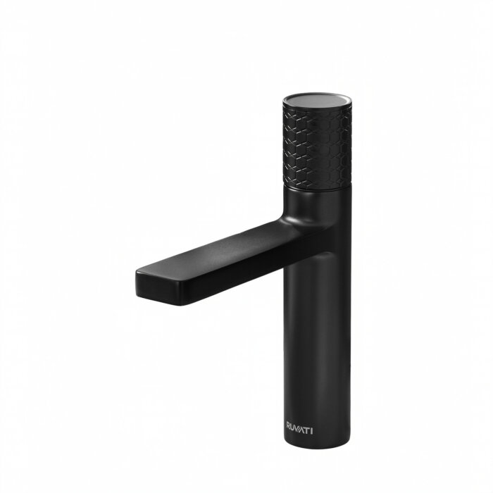 Ruvati Ruvati Emilio Single Handle Diamond Pattern Knurled Bathroom Faucet - Culinary Kitchen OKC