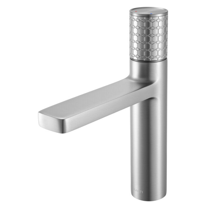 Ruvati Ruvati Emilio Single Handle Diamond Pattern Knurled Bathroom Faucet - Culinary Kitchen OKC