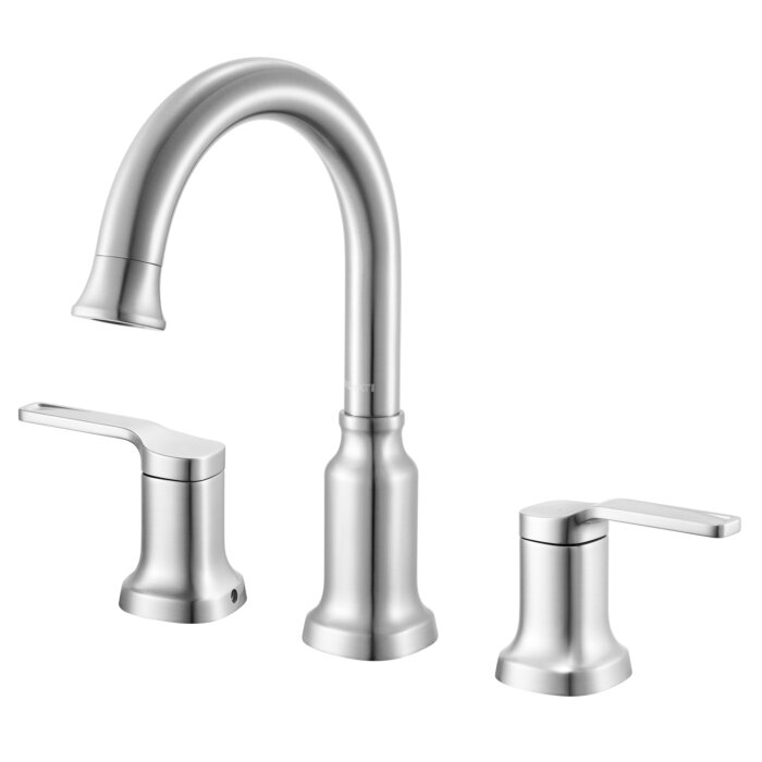 Ruvati Ruvati Arti Two Handle Bathroom Faucet Brushed Nickel - Culinary Kitchen OKC