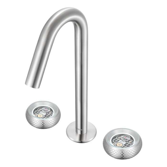 Ruvati Ruvati Chrono Two Handle Watch Face Knobs Bathroom Faucet - Culinary Kitchen OKC