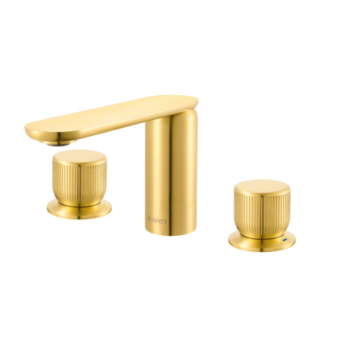 Ruvati Ruvati Fabio Two Handle Fluted Knob Bathroom Faucet - Culinary Kitchen OKC