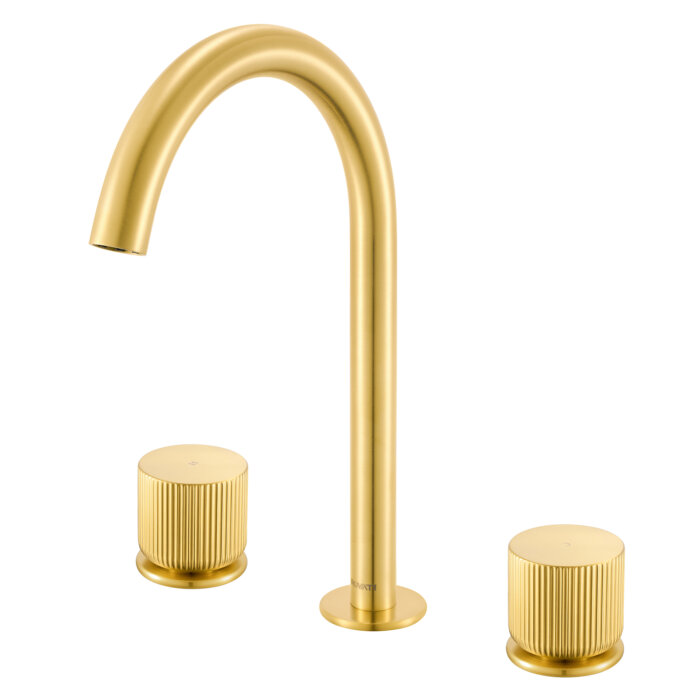 Ruvati Ruvati Fabio Two Handle Fluted Knob Bathroom Faucet - Culinary Kitchen OKC