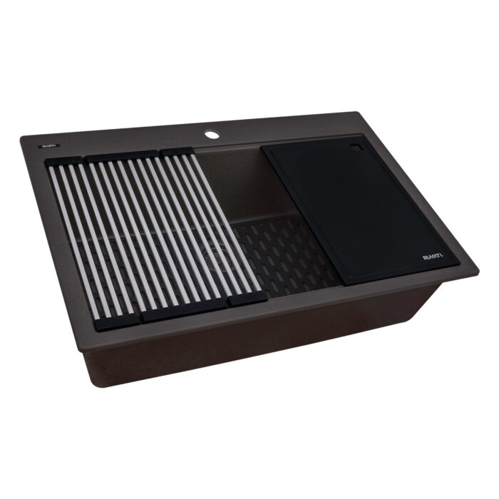 Ruvati Ruvati epiStage 33" Granite Composite Quarts Kitchen Sink - Culinary Kitchen OKC