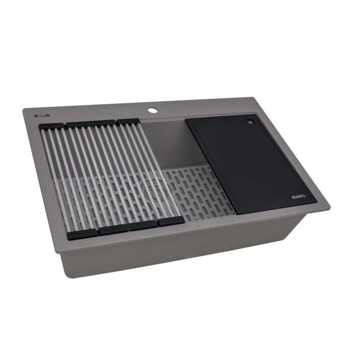 Ruvati Ruvati epiStage 33" Granite Composite Quarts Kitchen Sink - Culinary Kitchen OKC
