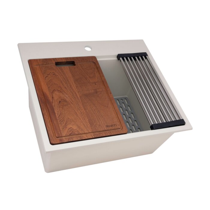 Ruvati Ruvati epiRock White Workstation Sink - Culinary Kitchen OKC