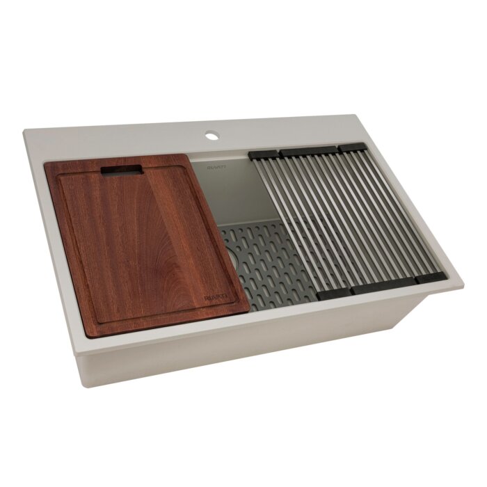 Ruvati Ruvati epiRock White Workstation Sink - Culinary Kitchen OKC