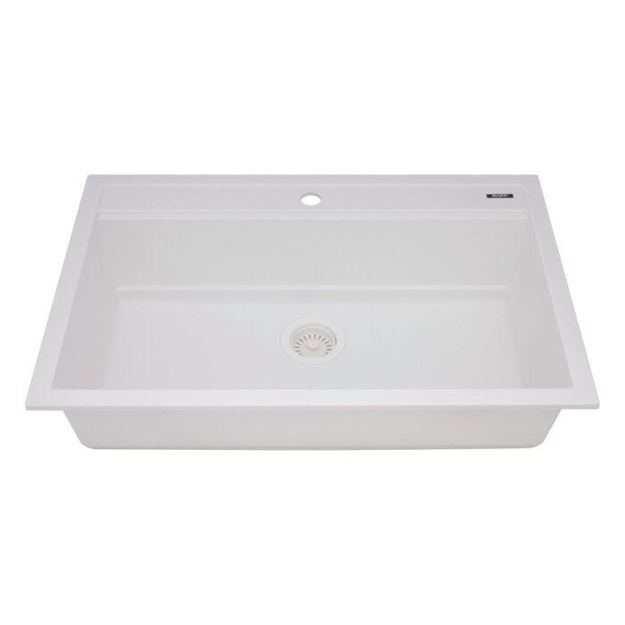 Ruvati Ruvati epiCube 31" White Kitchen Sink - Culinary Kitchen OKC