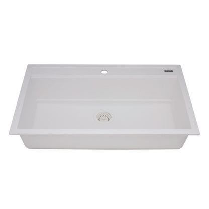 Ruvati Ruvati epiCube 34" White Kitchen Sink - Culinary Kitchen OKC