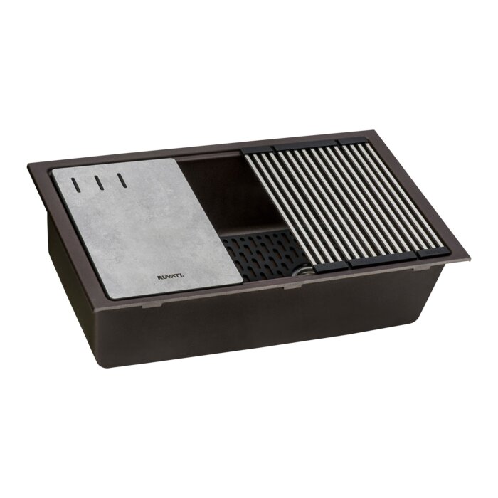 Ruvati Ruvati epiStage 33" Granite Composite Undermount Kitchen Sink - Culinary Kitchen OKC