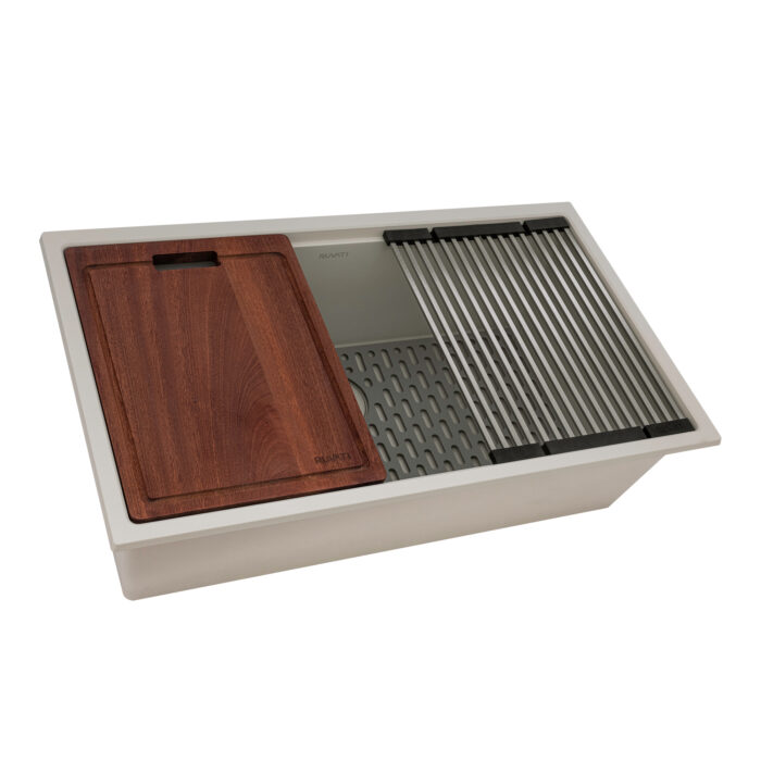 Ruvati Ruvati epiRock 33" Undermount White Kitchen Sink - Culinary Kitchen OKC