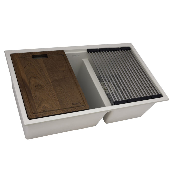 Ruvati Ruvati epiRock 33" White Kitchen Sink - Culinary Kitchen OKC