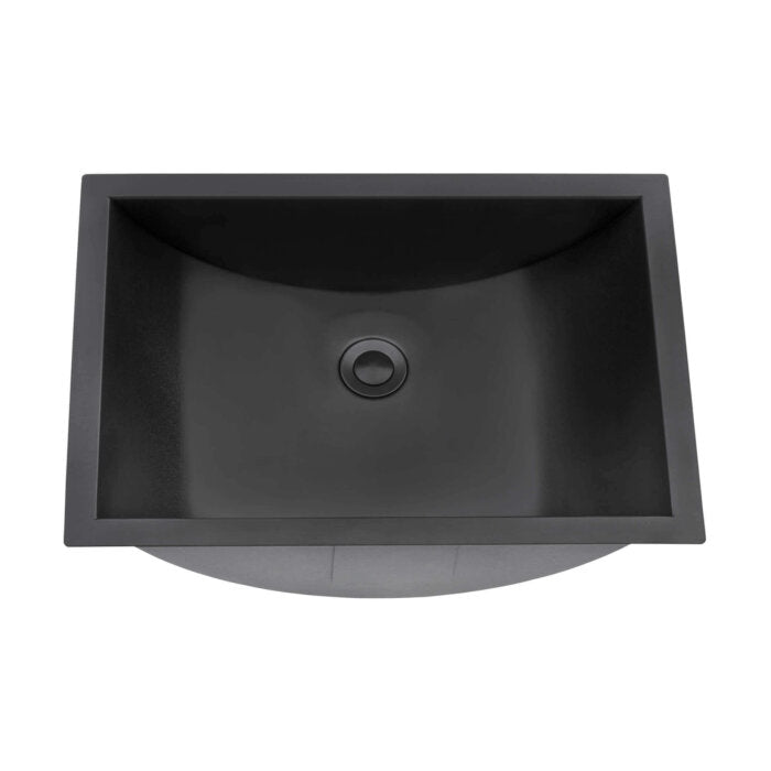 Ruvati Ruvati Ariaso Gunmetal Black Bathroom Sink - Culinary Kitchen OKC