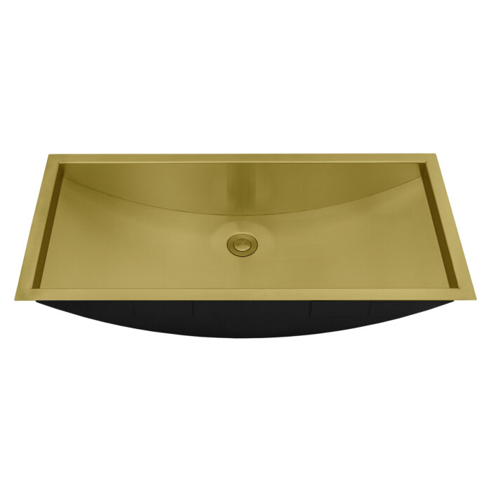 Ruvati Ruvati Ariaso Bathroom Sink Brushed Gold - Culinary Kitchen OKC