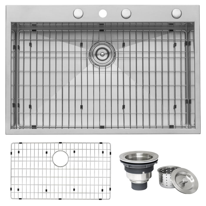 Ruvati Ruvati Tirana Topmount Stainless Steel Kitchen Sink - Culinary Kitchen OKC