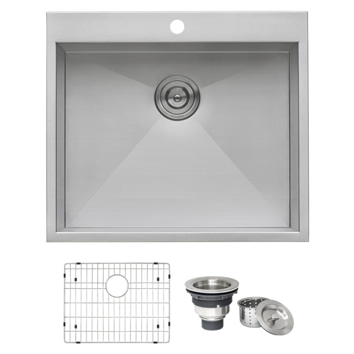 Ruvati Ruvati Tirana Topmount Stainless Steel Kitchen Sink - Culinary Kitchen OKC