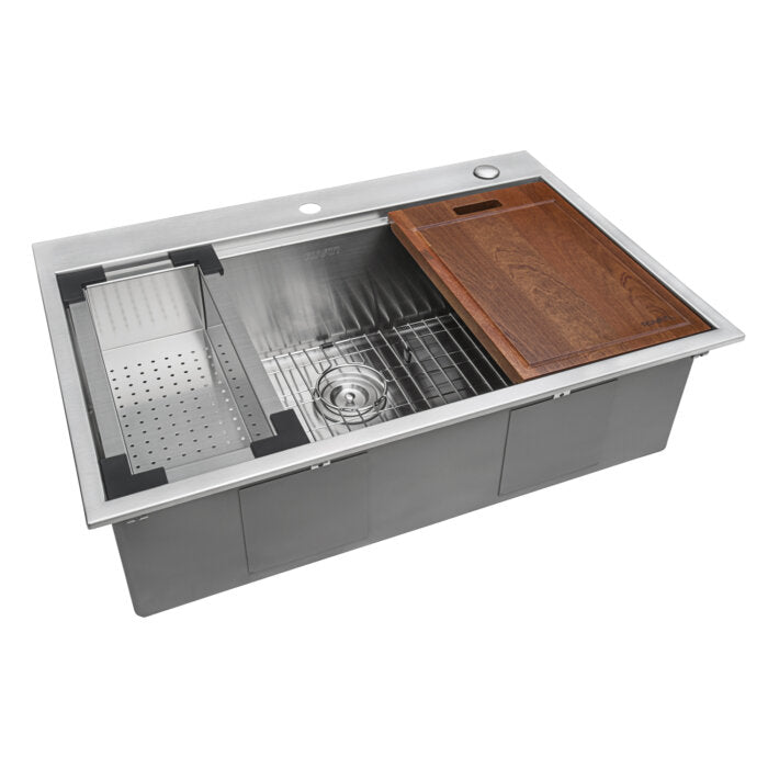 Ruvati Ruvati Siena Drop-In Stainless Steel Kitchen Sink - Culinary Kitchen OKC