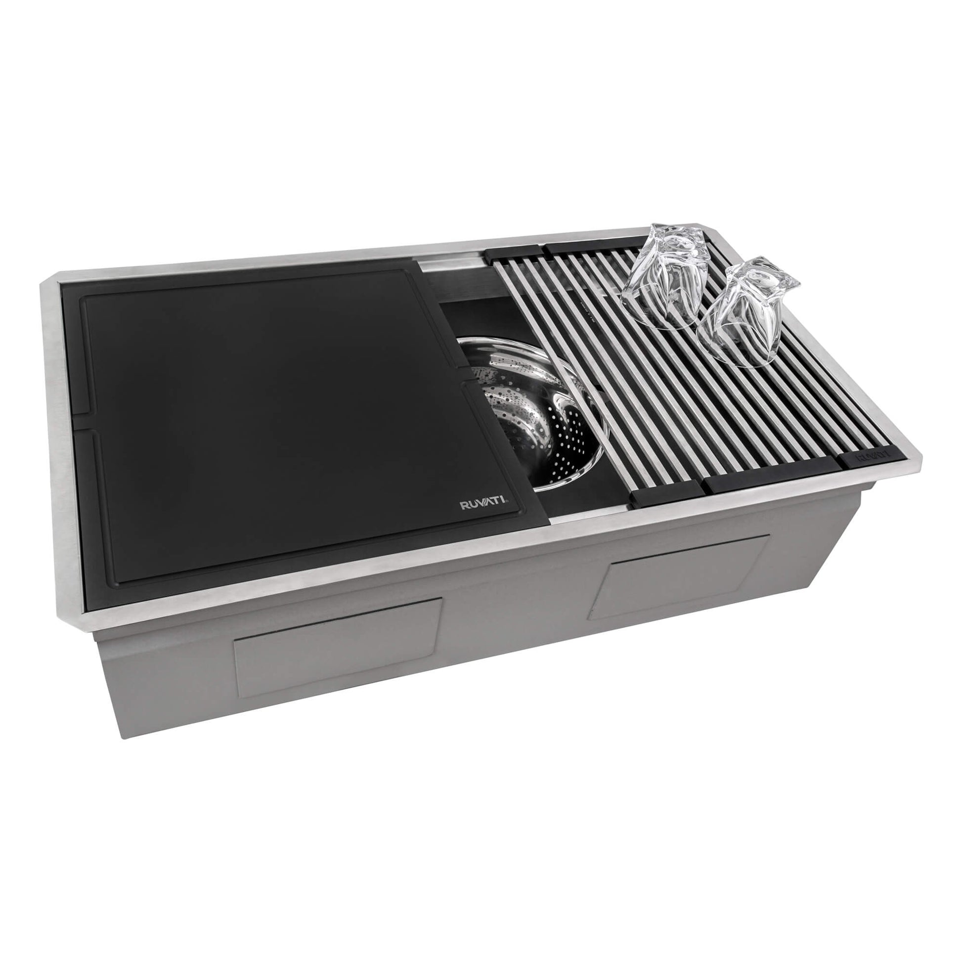 Ruvati Ruvati Dual-Tier Nova Kitchen Sink - Culinary Kitchen OKC