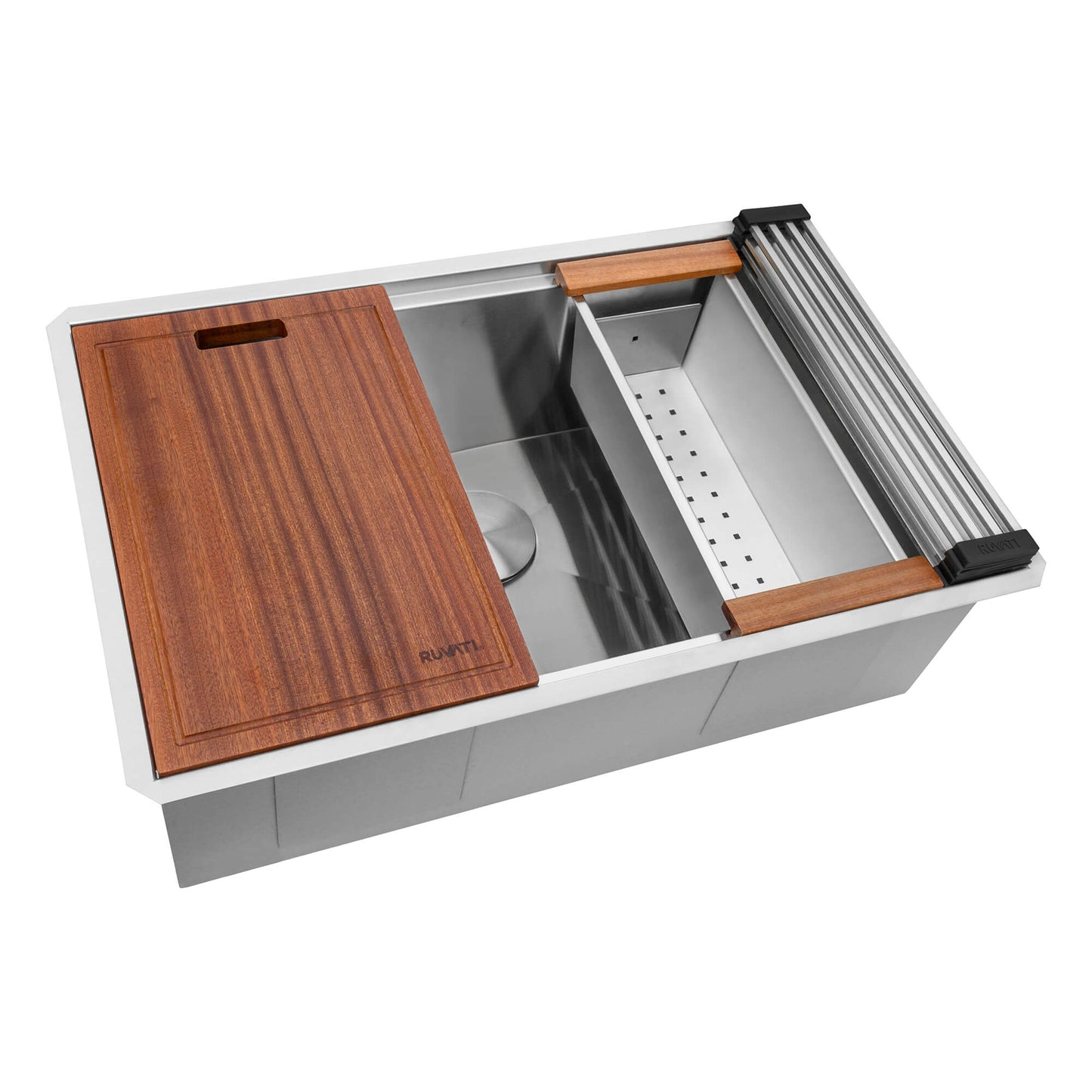 Ruvati Ruvati Roma Workstation Undermount Stainless Steel Kitchen Sink - Culinary Kitchen OKC