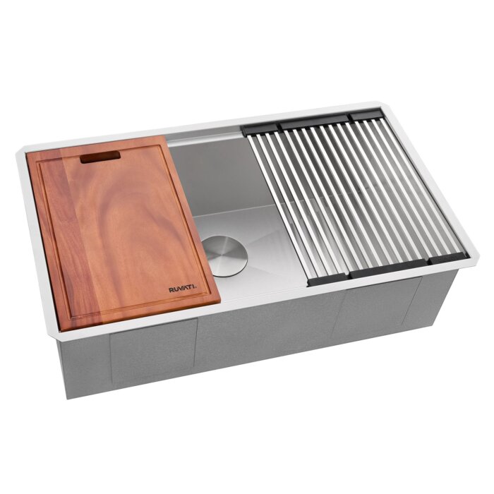 Ruvati Ruvati Roma Workstation Undermount Stainless Steel Kitchen Sink - Culinary Kitchen OKC