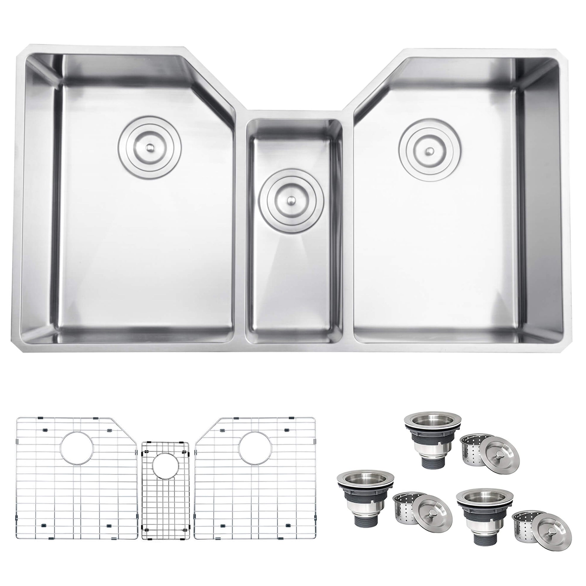 Ruvati Ruvati Gravena 35" Triple Bowl Kitchen Sink - Culinary Kitchen OKC
