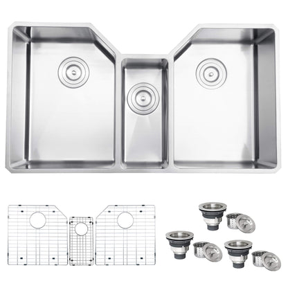 Ruvati Ruvati Gravena 35" Triple Bowl Kitchen Sink - Culinary Kitchen OKC