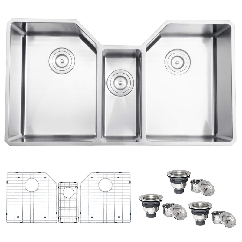 Ruvati Ruvati Gravena 35" Triple Bowl Kitchen Sink - Culinary Kitchen OKC