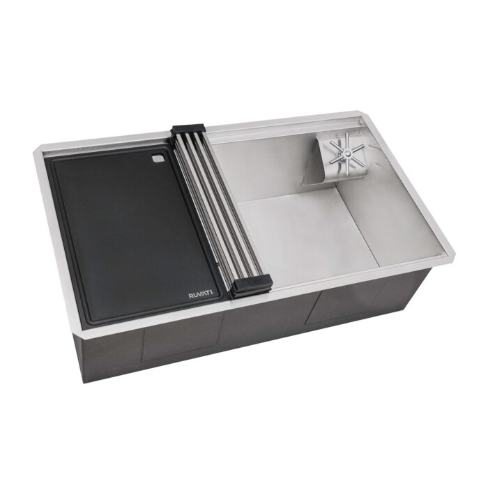 Ruvati Ruvati Ibiza Glass Rinser and Sink combo Undermount Kitchen Sink - Culinary Kitchen OKC