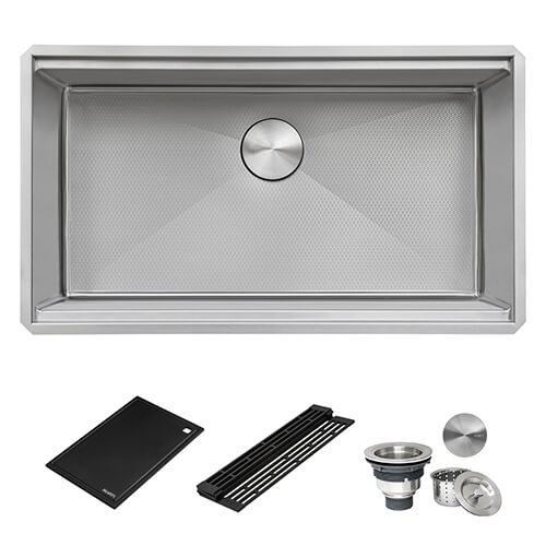 Ruvati Ruvati Roma Hex Scratch Resistant Kitchen Sink - Culinary Kitchen OKC