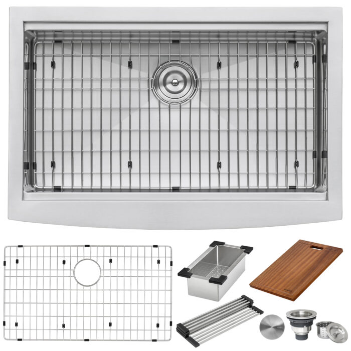 Ruvati Ruvati Verona Apron-Front Kitchen Sink Stainless Steel - Culinary Kitchen OKC
