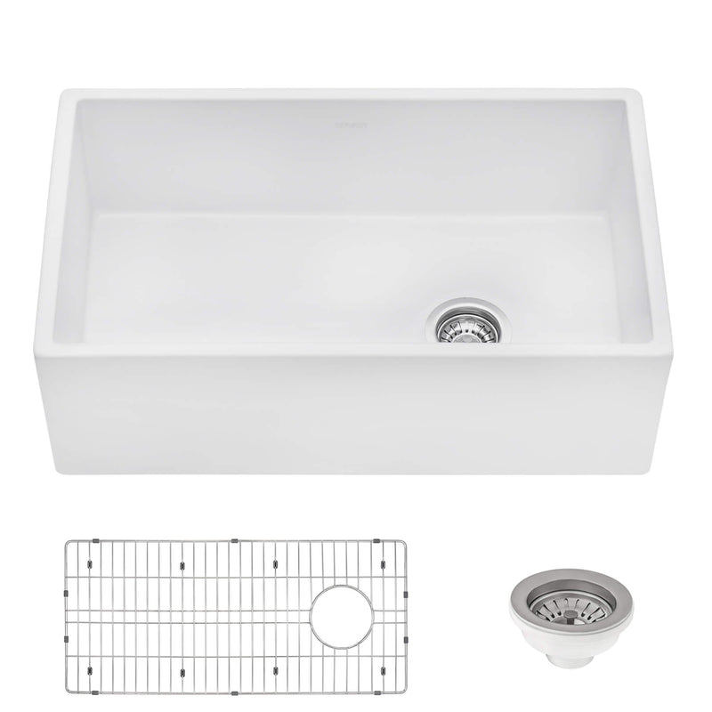 Ruvati Ruvati Fiamma 30" Farmhouse Kitchen Sink - Culinary Kitchen OKC