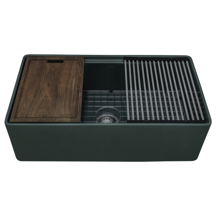 Ruvati Ruvati Fiore 33" Fireclay Farmhouse Kitchen Sink - Culinary Kitchen OKC