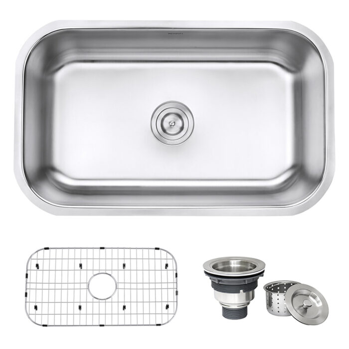 Ruvati Ruvati Parmi Undermount Stainless Steel Kitchen Sink - Culinary Kitchen OKC