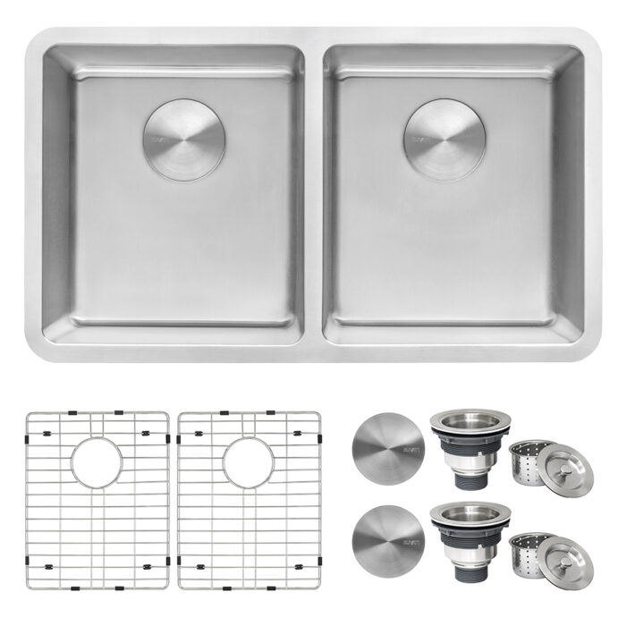 Ruvati Ruvati Modena Undermount Double Bowl Kitchen Sink - Culinary Kitchen OKC